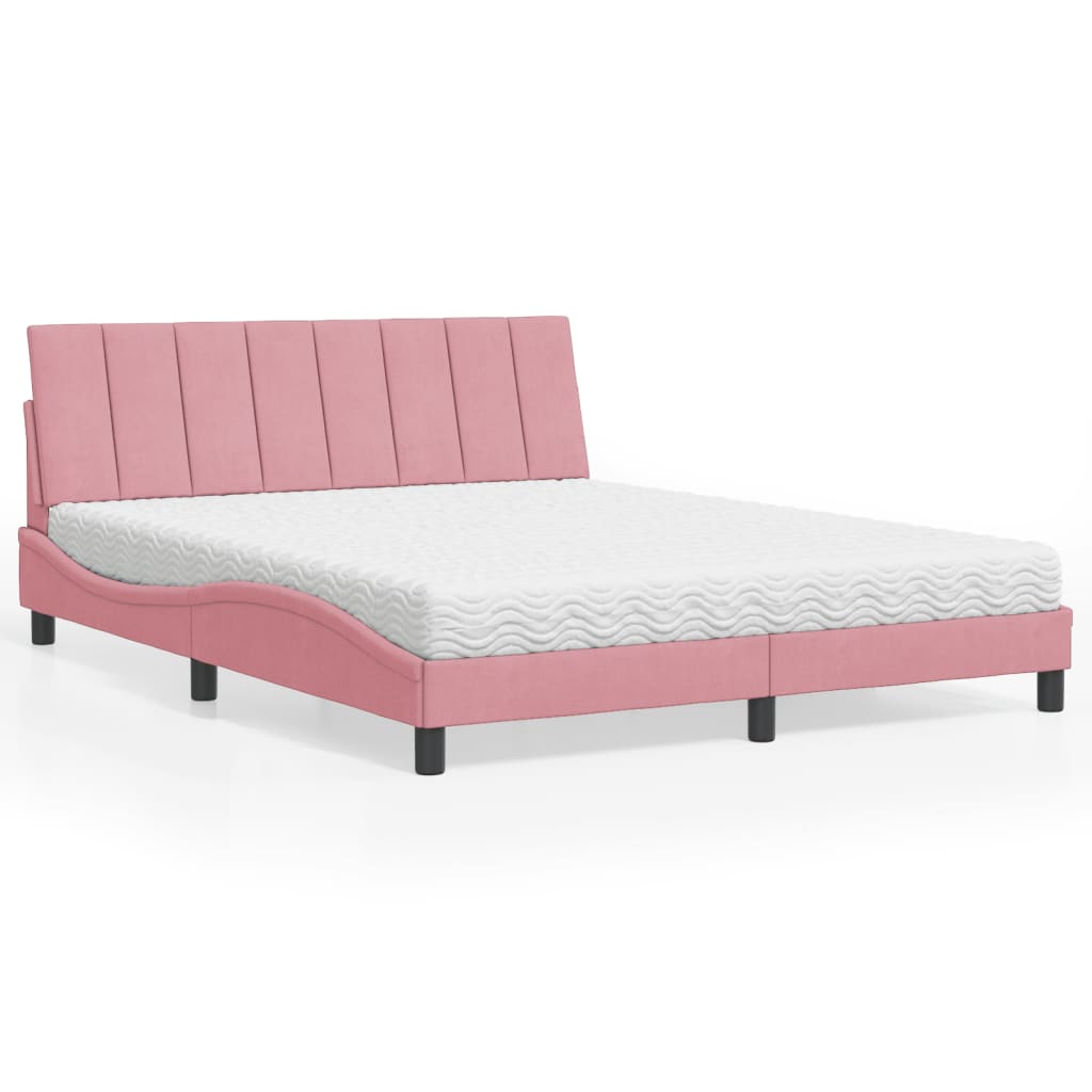 Lit Avec Matelas Velours