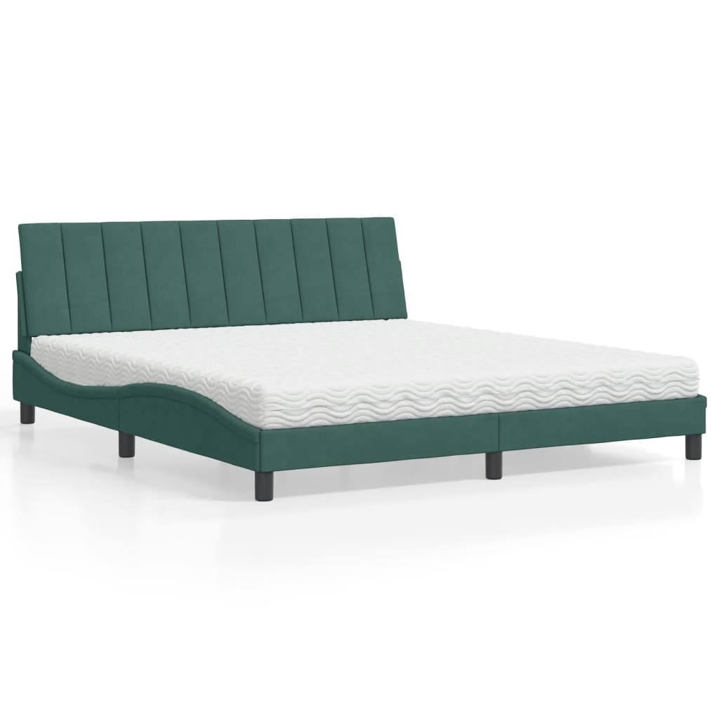 Lit Avec Matelas Velours