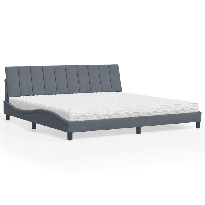Lit Avec Matelas Velours