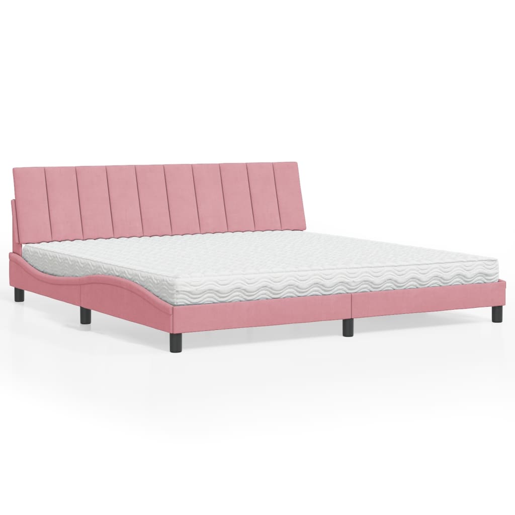 Lit Avec Matelas Velours