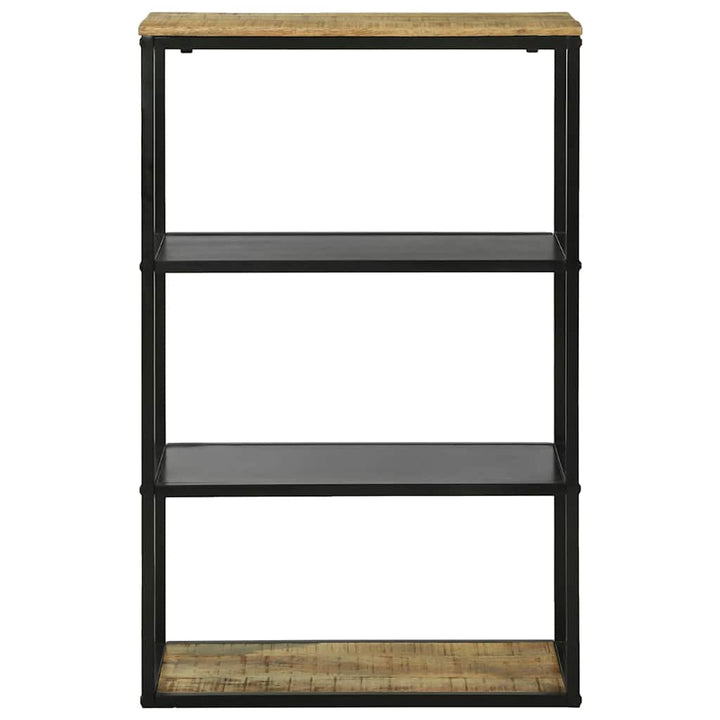 Bibliothèque 70X35X110 Cm En Bois Massif Mangue Brut