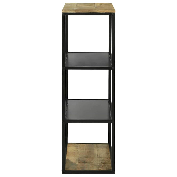 Bibliothèque 70X35X110 Cm En Bois Massif Mangue Brut