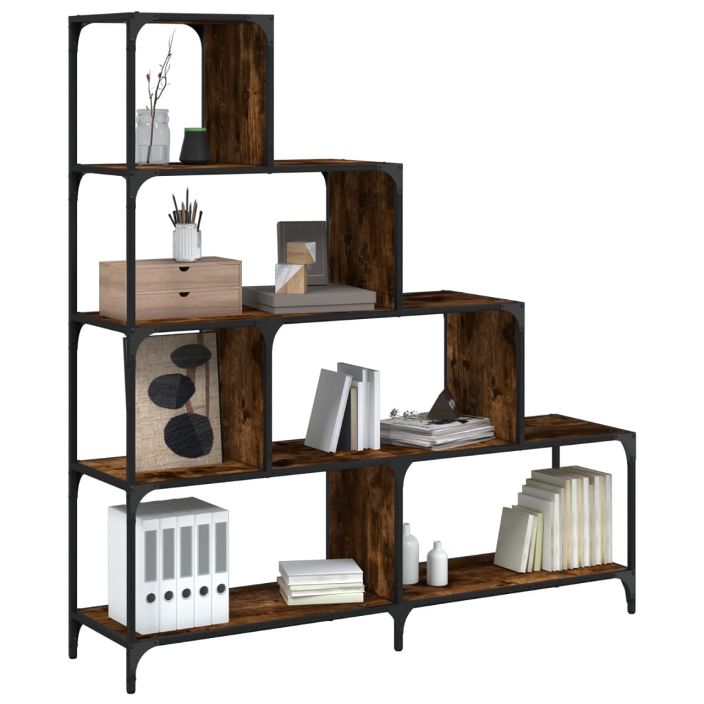 Bibliothèque À 4 Niveaux Bois D'ingénierie