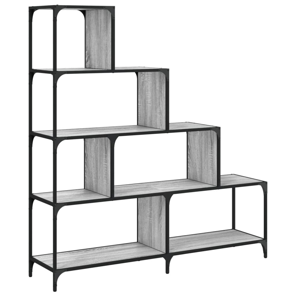 Bibliothèque À 4 Niveaux Bois D'ingénierie