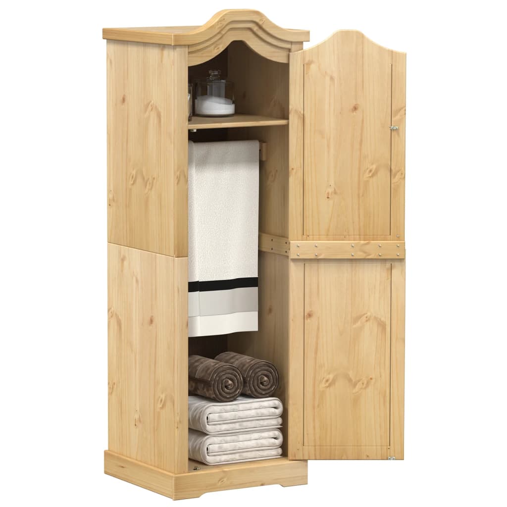 Garde-Robe Corona 55X52X170 Cm Bois De Pin Massif