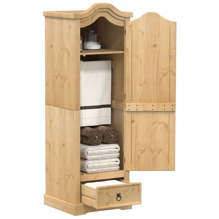 Garde-Robe Corona 55X52X170 Cm Bois De Pin Massif