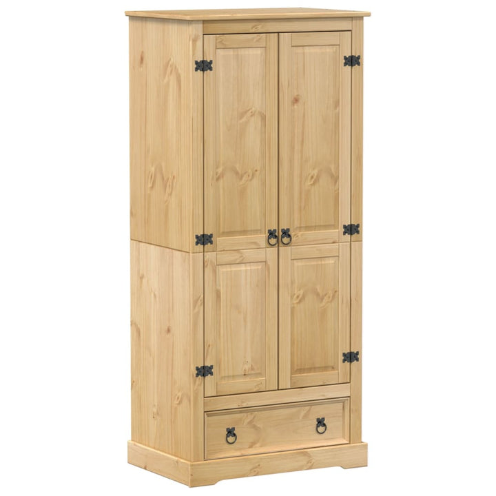 Garde-Robe Corona 76X50X170 Cm Bois De Pin Massif