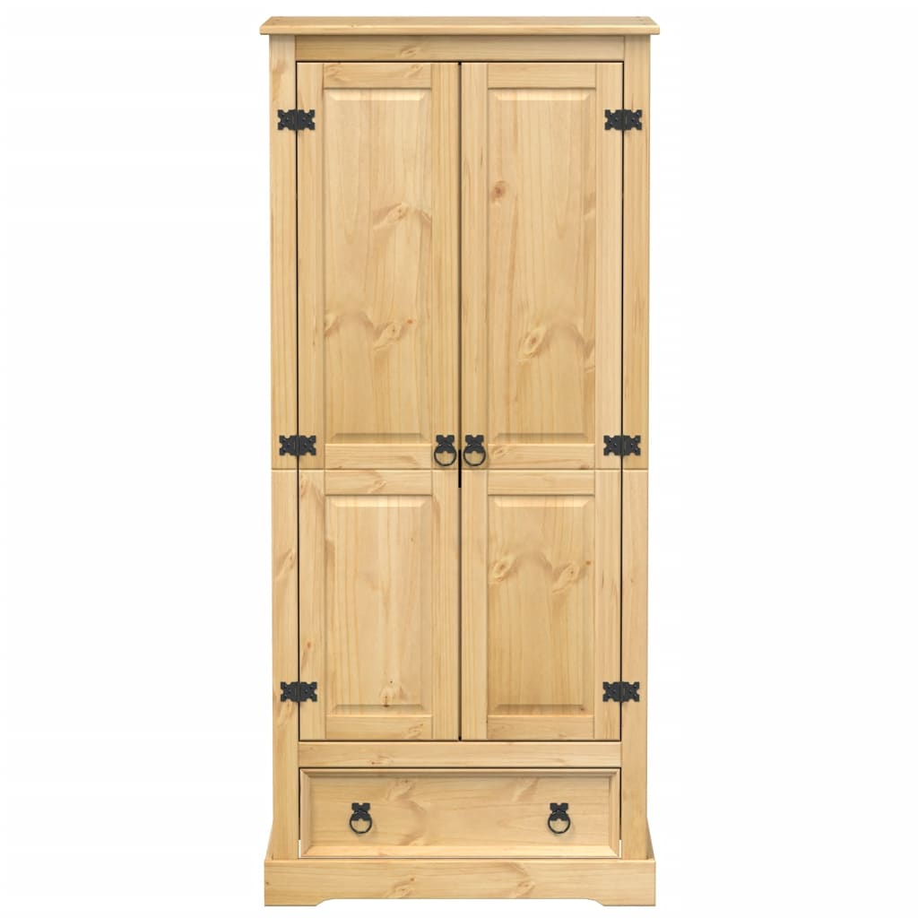 Garde-Robe Corona 76X50X170 Cm Bois De Pin Massif