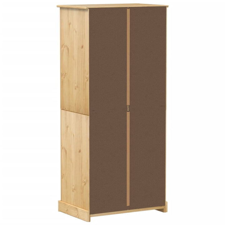 Garde-Robe Corona 76X50X170 Cm Bois De Pin Massif