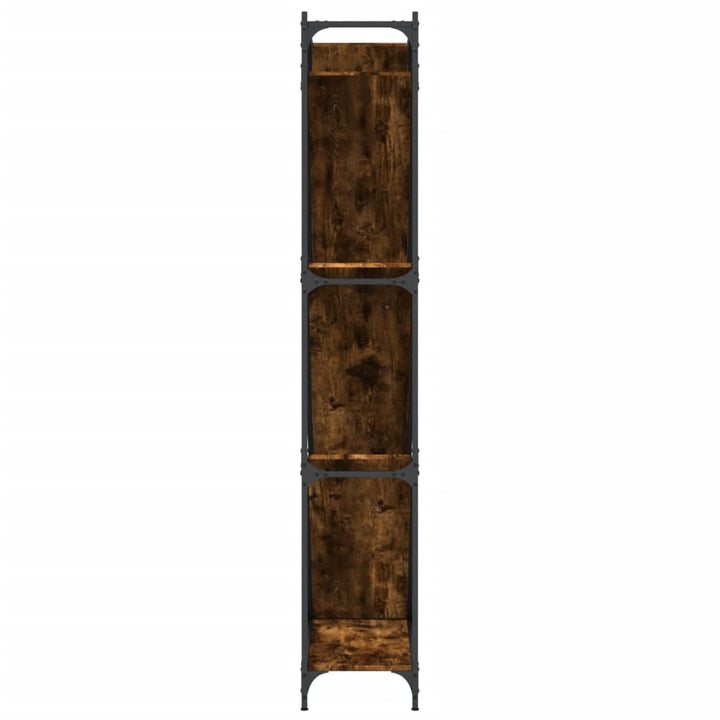 Bibliothèque 79X30X180 Cm Bois D'ingénierie Et Métal