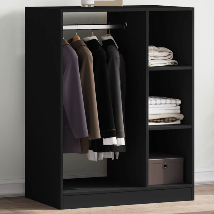 Garde-Robe Bois D'ingénierie Noir