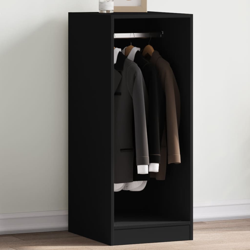 Garde-Robe Bois D'ingénierie Noir