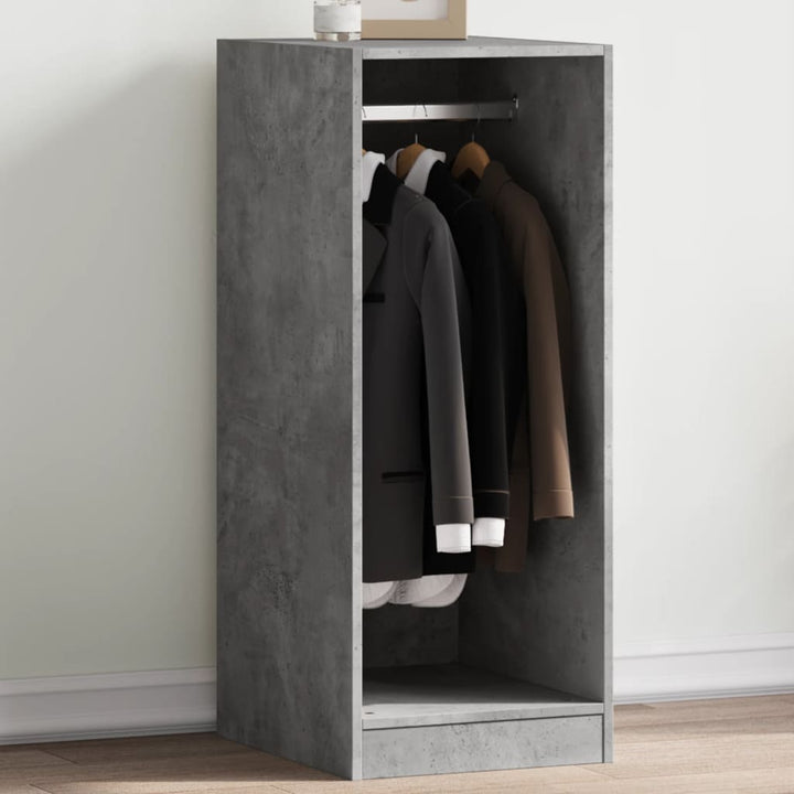 Garde-Robe Bois D'ingénierie Gris Béton