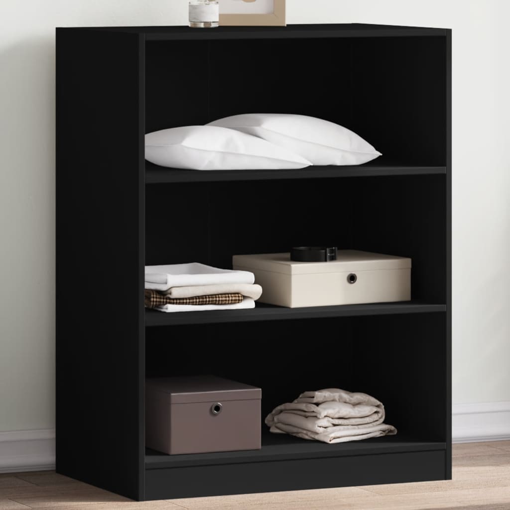 Garde-Robe Bois D'ingénierie Noir