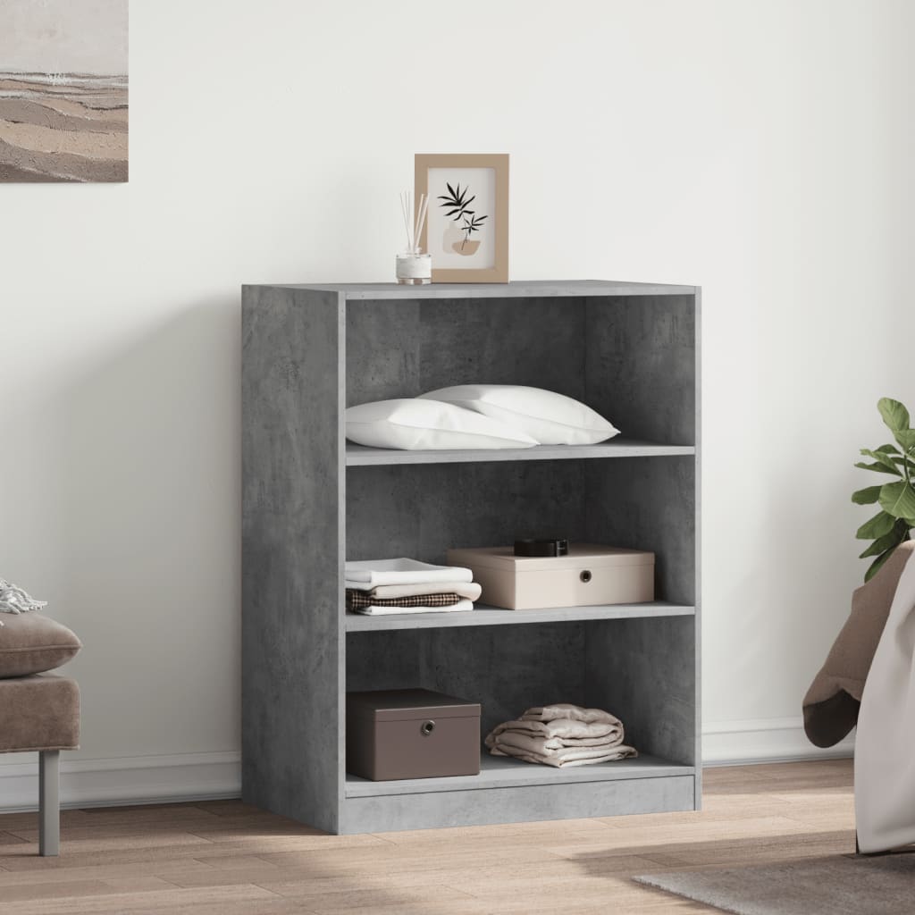 Garde-Robe Bois D'ingénierie Gris Béton