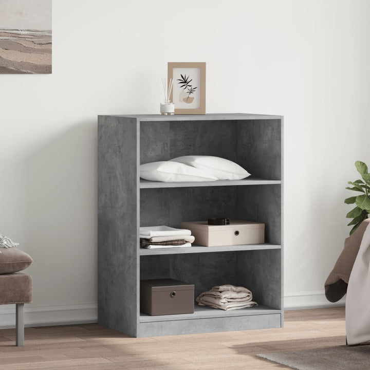Garde-Robe Bois D'ingénierie Gris Béton