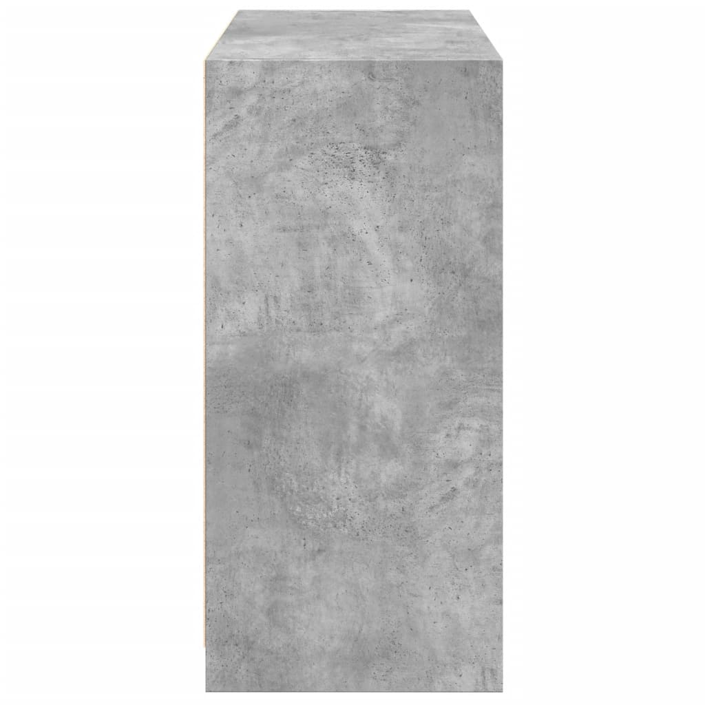 Garde-Robe Bois D'ingénierie Gris Béton