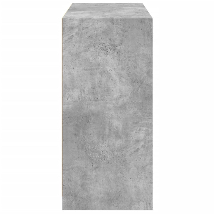 Garde-Robe Bois D'ingénierie Gris Béton