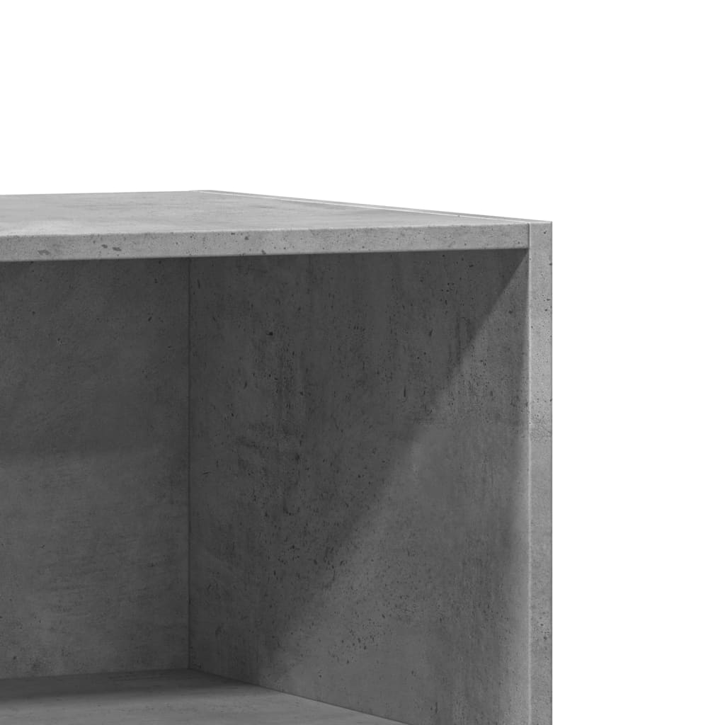 Garde-Robe Bois D'ingénierie Gris Béton