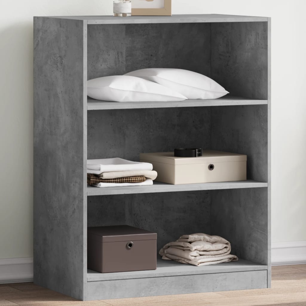 Garde-Robe Bois D'ingénierie Gris Béton