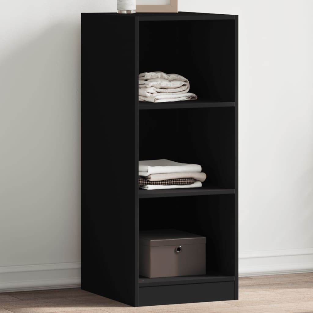Garde-Robe Bois D'ingénierie Noir