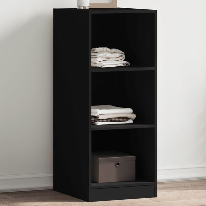Garde-Robe Bois D'ingénierie Noir