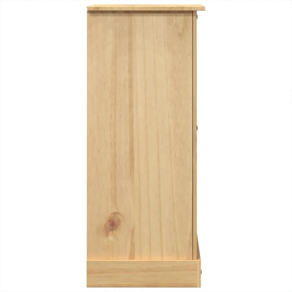 Commode Corona 92X48X120 Cm Bois Massif De Pin