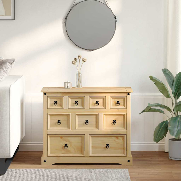 Commode Corona 101X45X82 Cm Bois Massif De Pin