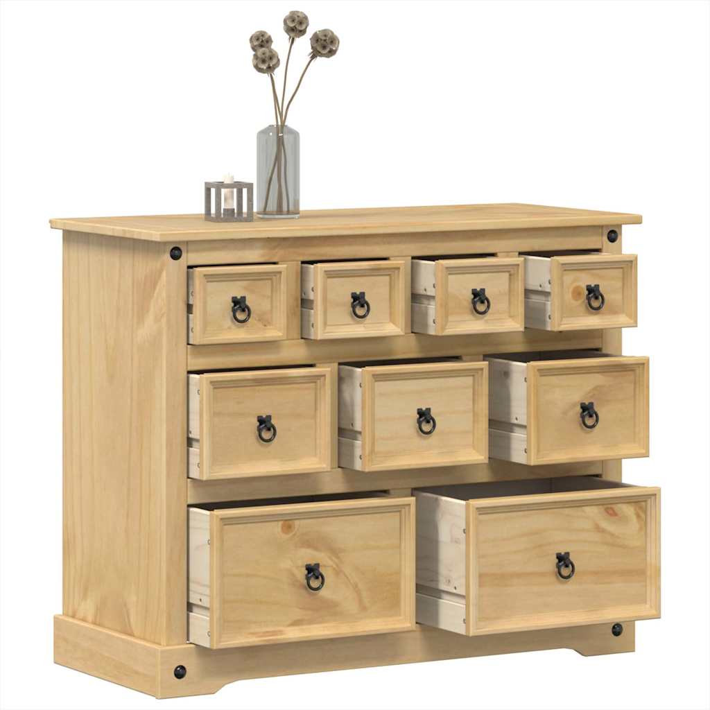 Commode Corona 101X45X82 Cm Bois Massif De Pin