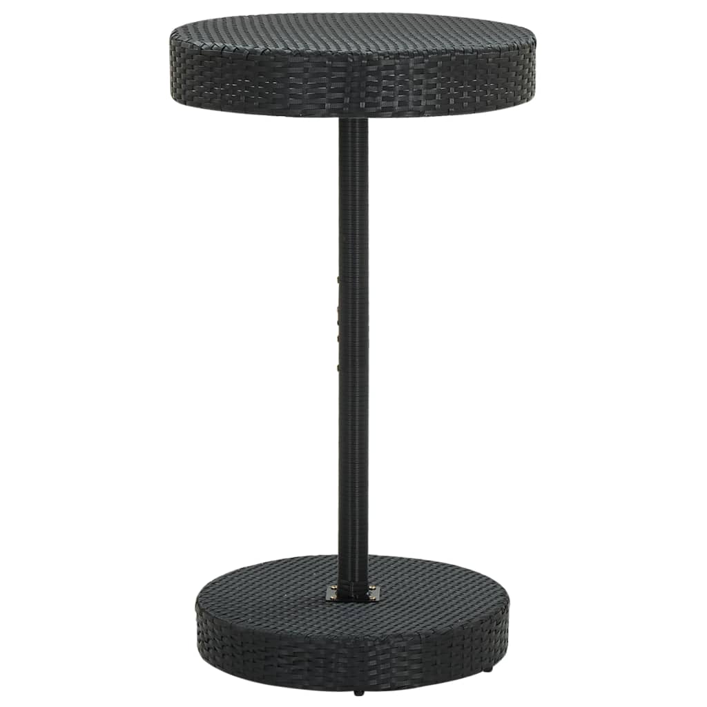 Ensemble De Bar De Jardin 3 Pcs Avec Coussins Poly Rotin