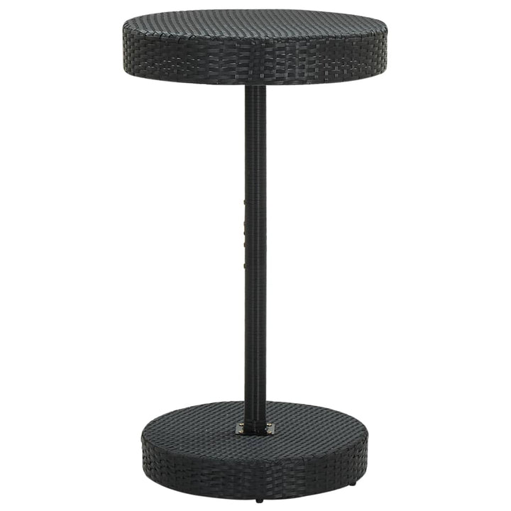 Ensemble De Bar De Jardin 3 Pcs Avec Coussins Poly Rotin