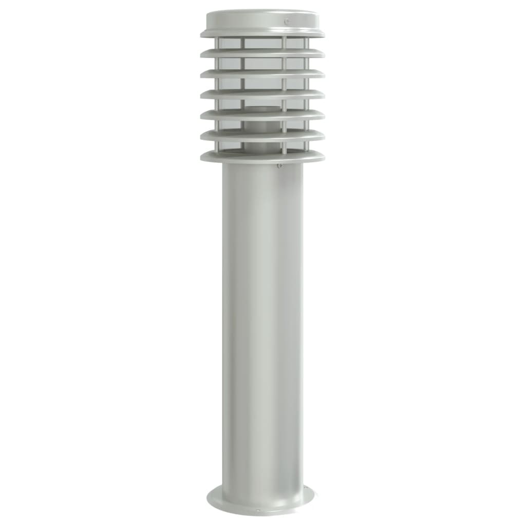 Lampadaire D'extérieur É 60 Cm Acier Inoxydable Argent