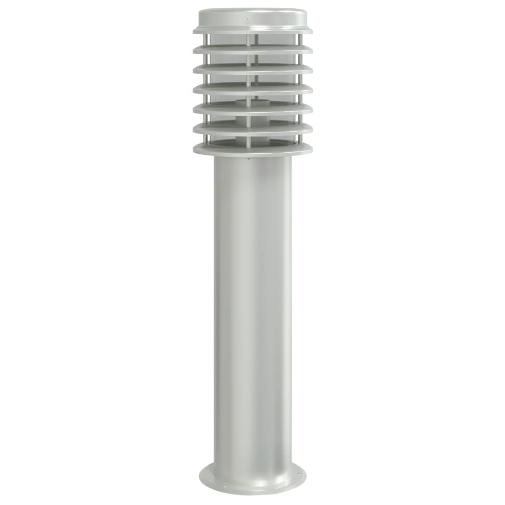 Lampadaire D'extérieur É 60 Cm Acier Inoxydable Argent