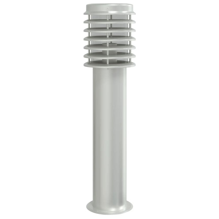 Lampadaire D'extérieur É 60 Cm Acier Inoxydable Argent