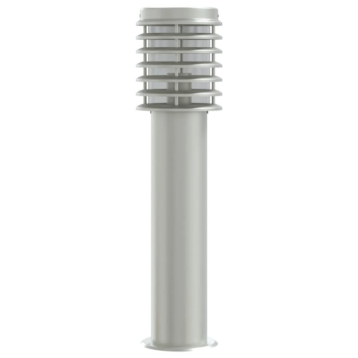 Lampadaire D'extérieur É 60 Cm Acier Inoxydable Argent