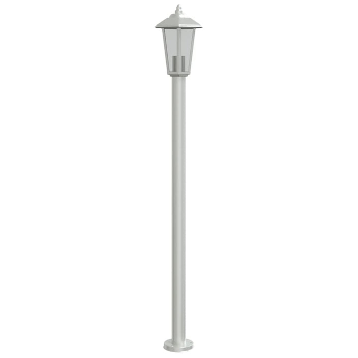 Lampadaire D'extérieur É Acier Inoxydable Argent