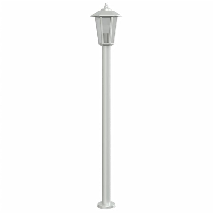 Lampadaire D'extérieur É Acier Inoxydable Argent