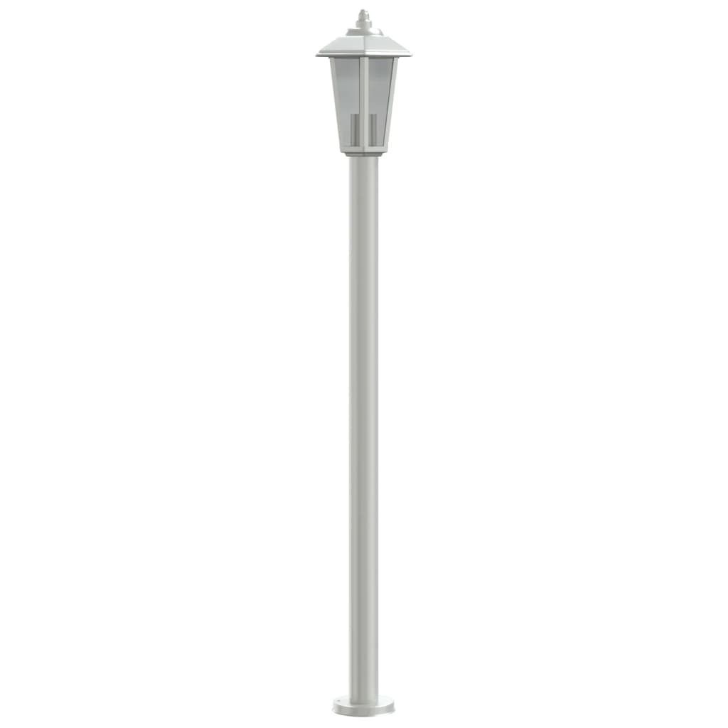 Lampadaire D'extérieur É Acier Inoxydable Argent
