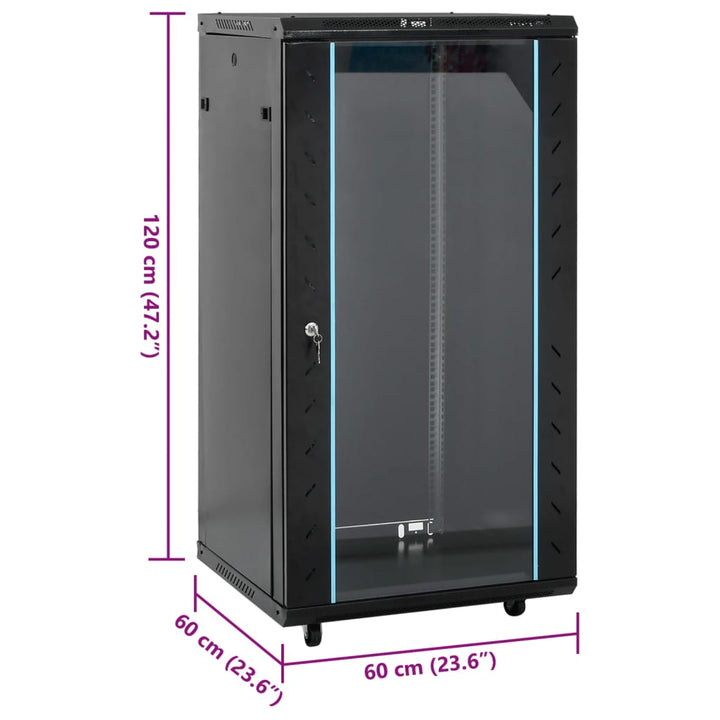 Coffret De Réseau À Pieds Pivotants 22U 19&quot; Ip20 60X60X120 Cm