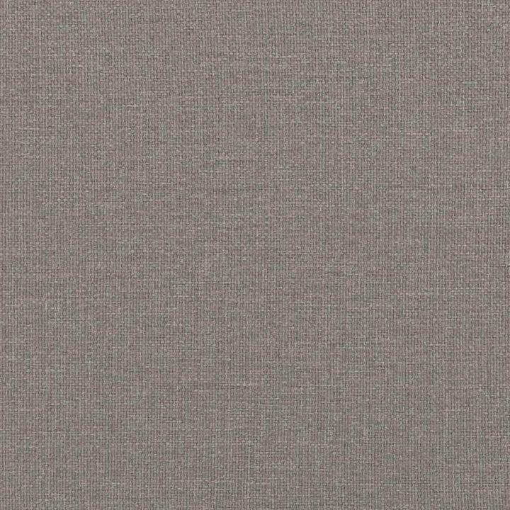 Sommier À Lattes De Lit Avec Matelas Tissu Taupe