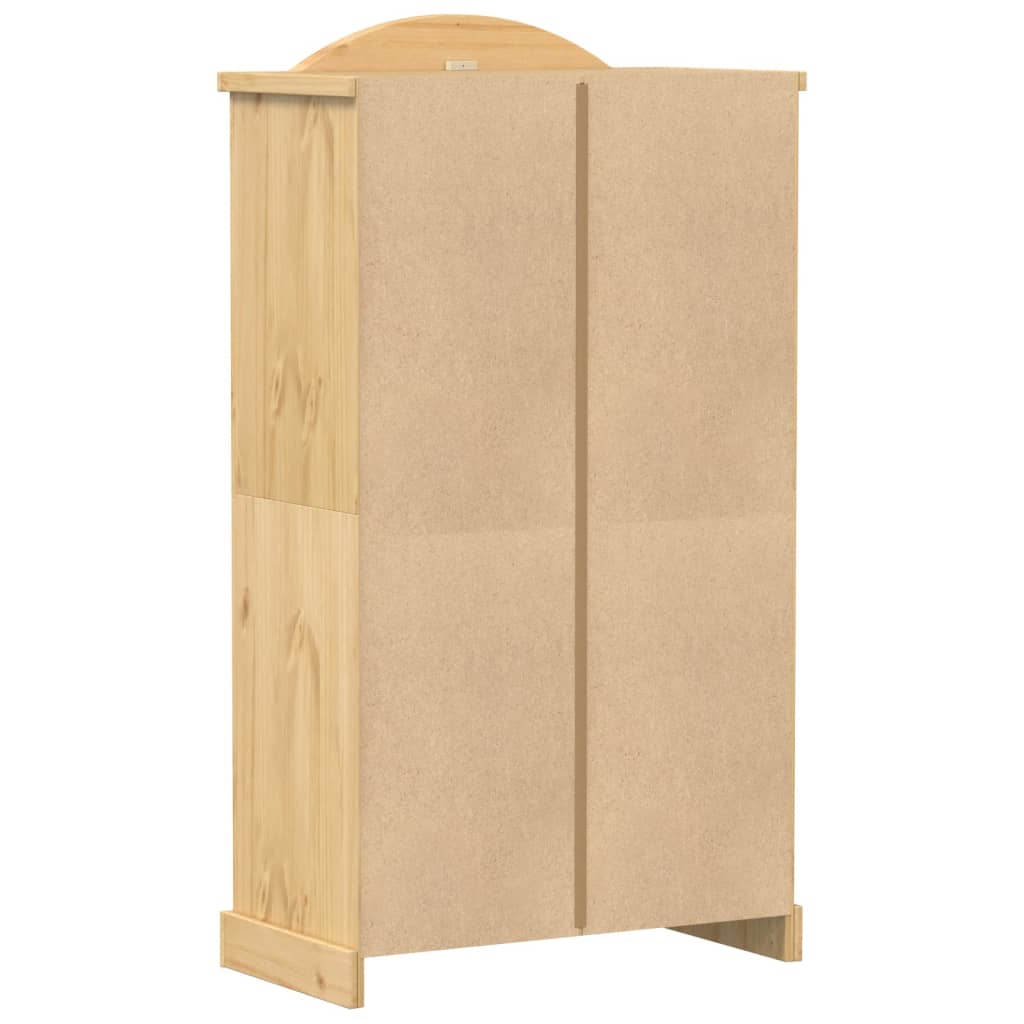 Garde-Robe Corona 102X52X186 Cm Bois De Pin Massif