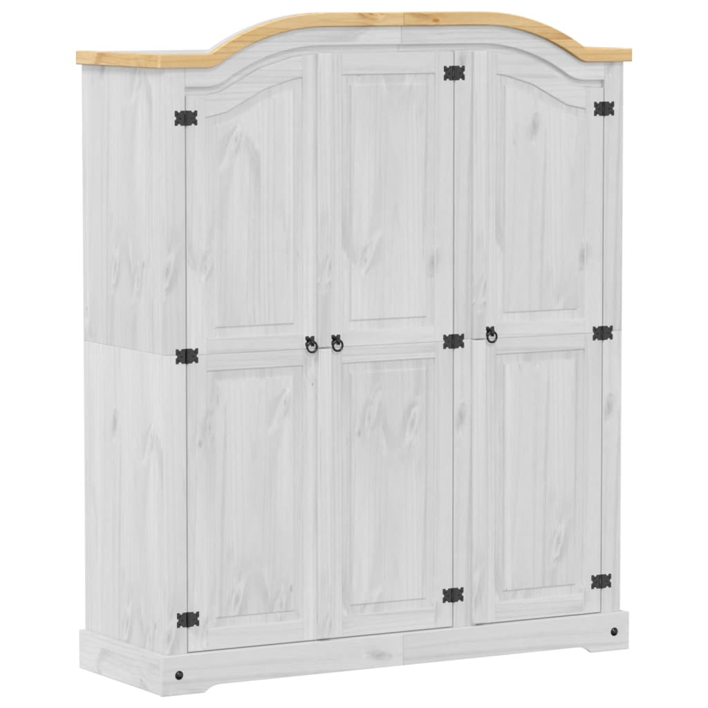 Garde-Robe Corona 151,5X52X186 Cm Bois De Pin Massif