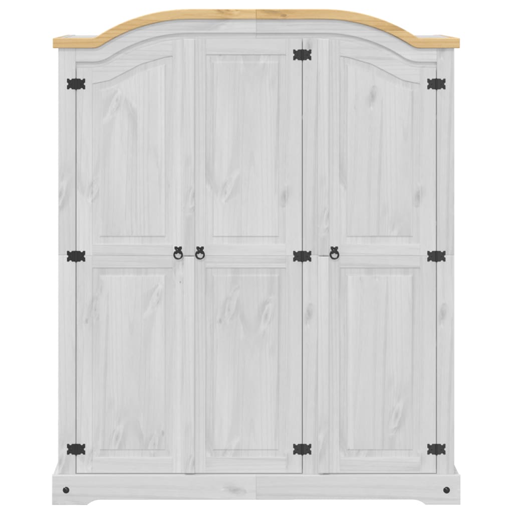 Garde-Robe Corona 151,5X52X186 Cm Bois De Pin Massif