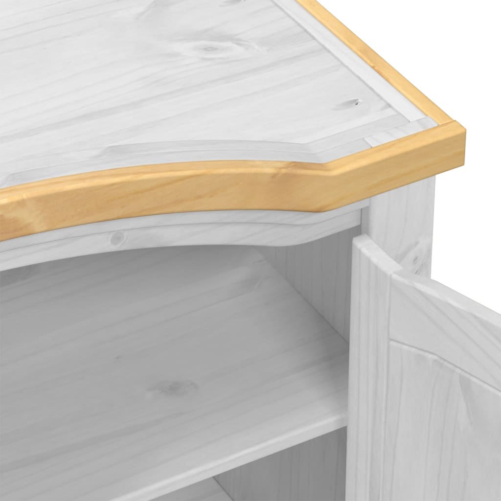Garde-Robe Corona 151,5X52X186 Cm Bois De Pin Massif