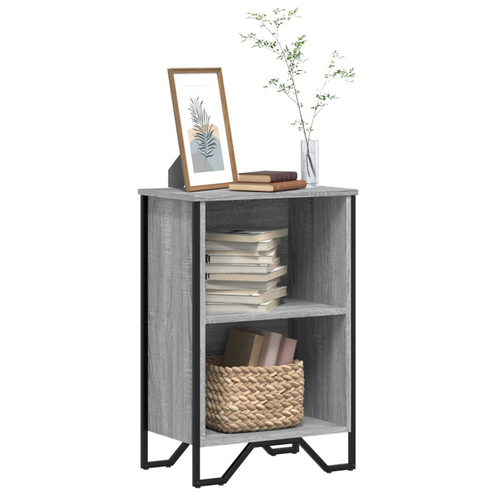 Bibliothèque 80X31X Bois D'ingénierie Sonoma Gris