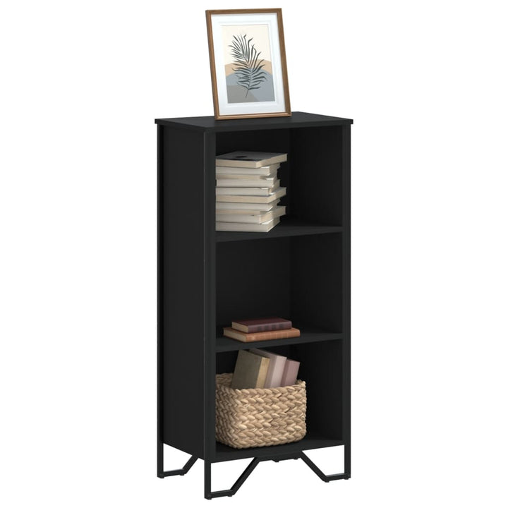 Bibliothèque 80X31X Bois D’ingénierie Noir