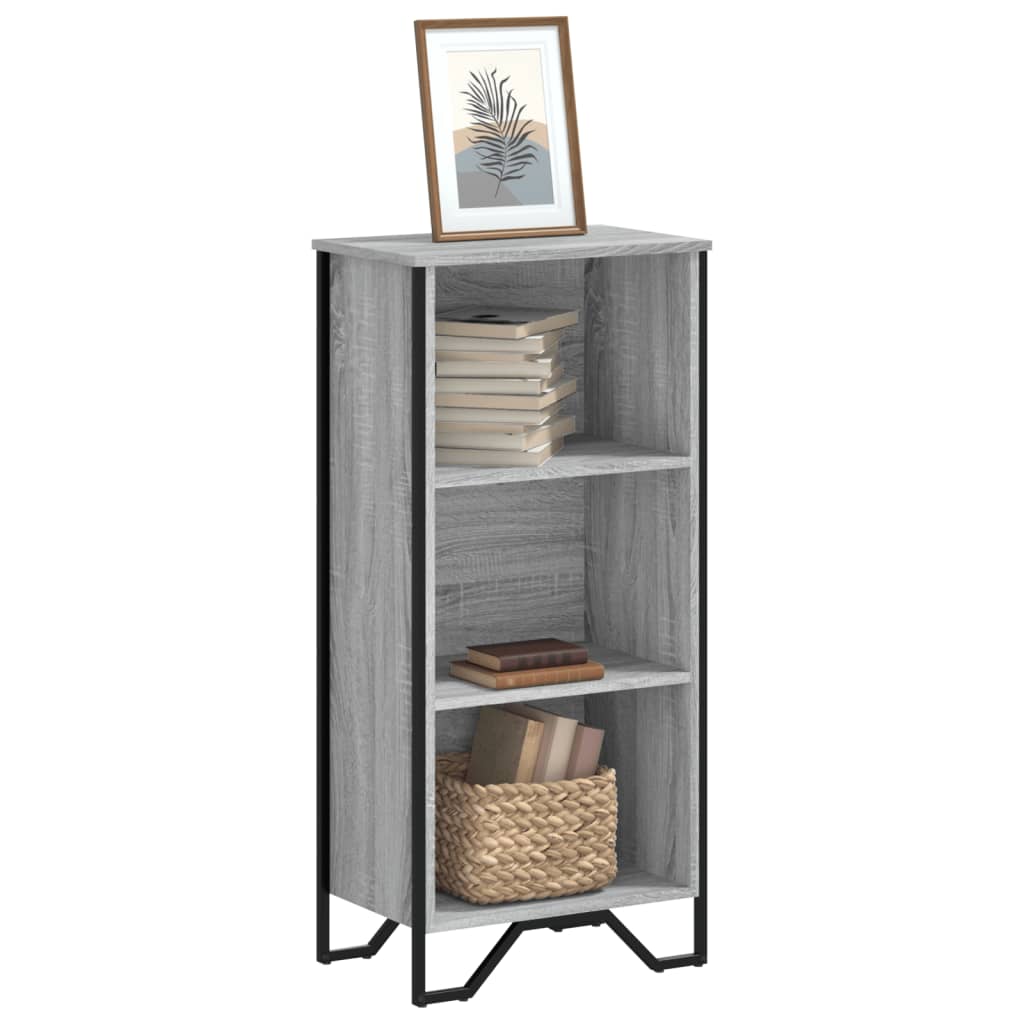 Bibliothèque 80X31X Bois D'ingénierie Sonoma Gris