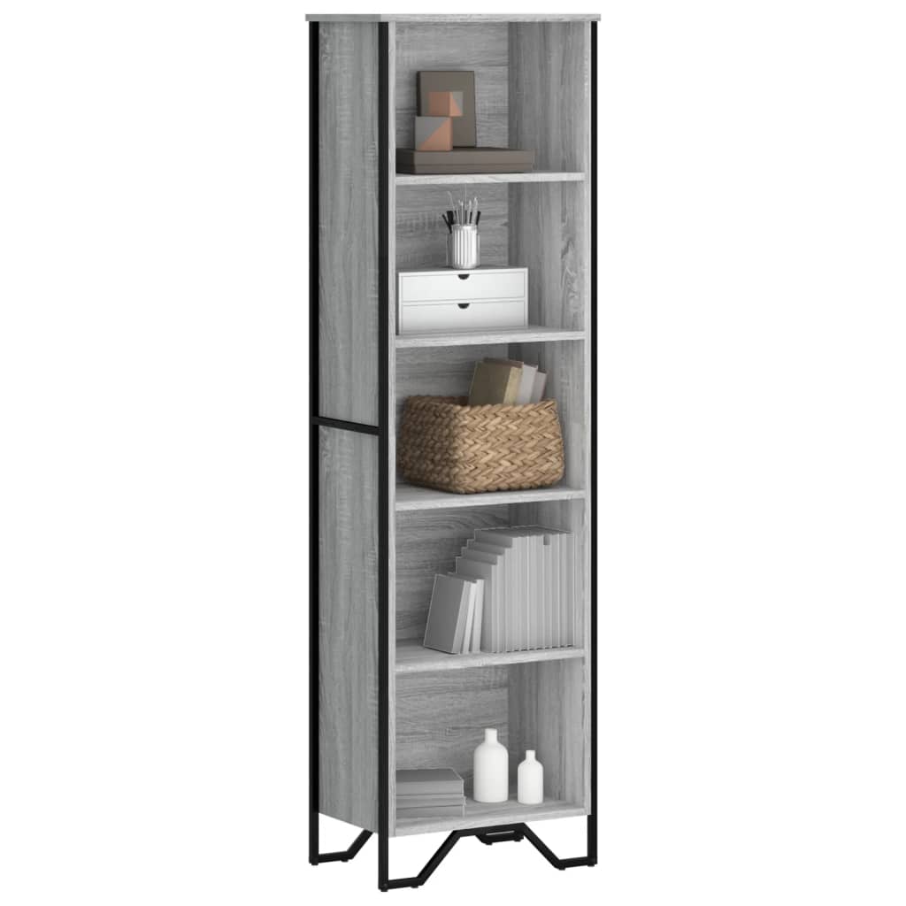 Bibliothèque 80X31X Bois D'ingénierie Sonoma Gris