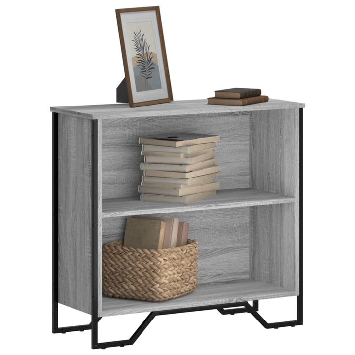Bibliothèque 80X31X Bois D'ingénierie Sonoma Gris