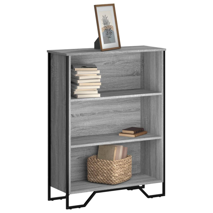 Bibliothèque 80X31X Bois D'ingénierie Sonoma Gris